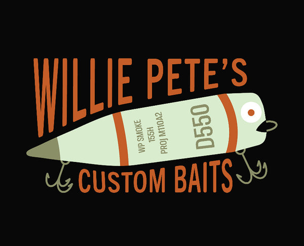 Willie Pete's Custom Baits logo
